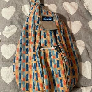Kavu Multicolor Geometric Sling Bag